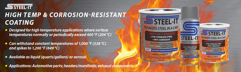STEEL-IT 5904 wysoko termperaturowe farby antykorozyjne