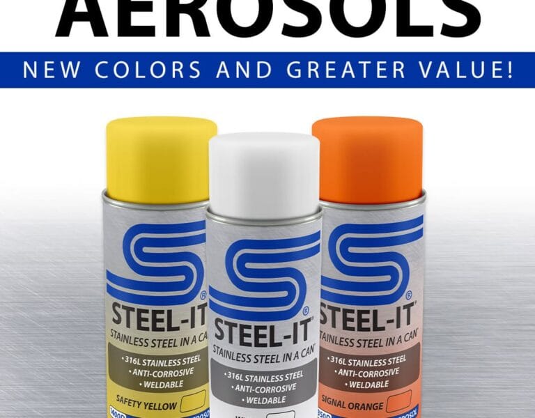 Nowości kolorowe od STEEL-IT® Safety Yellow Signal Orange White